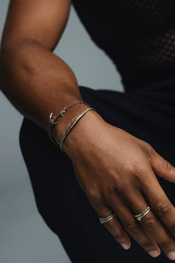 Anchor Bracelet - Big gold anchor