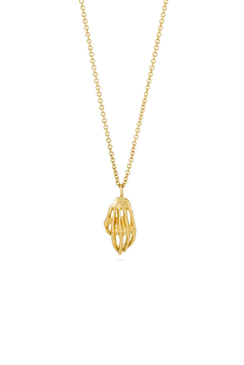 Milagros - 18ct gold necklace with 18ct gold hand