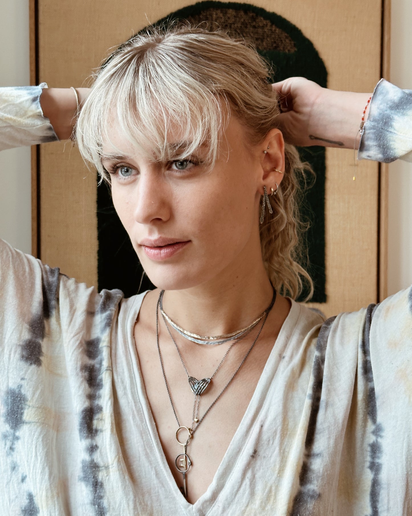 Braid Necklace - Double thin braid