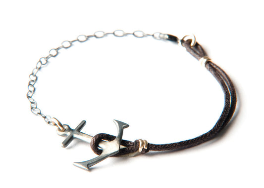 Anchor Bracelet - Big silver anchor
