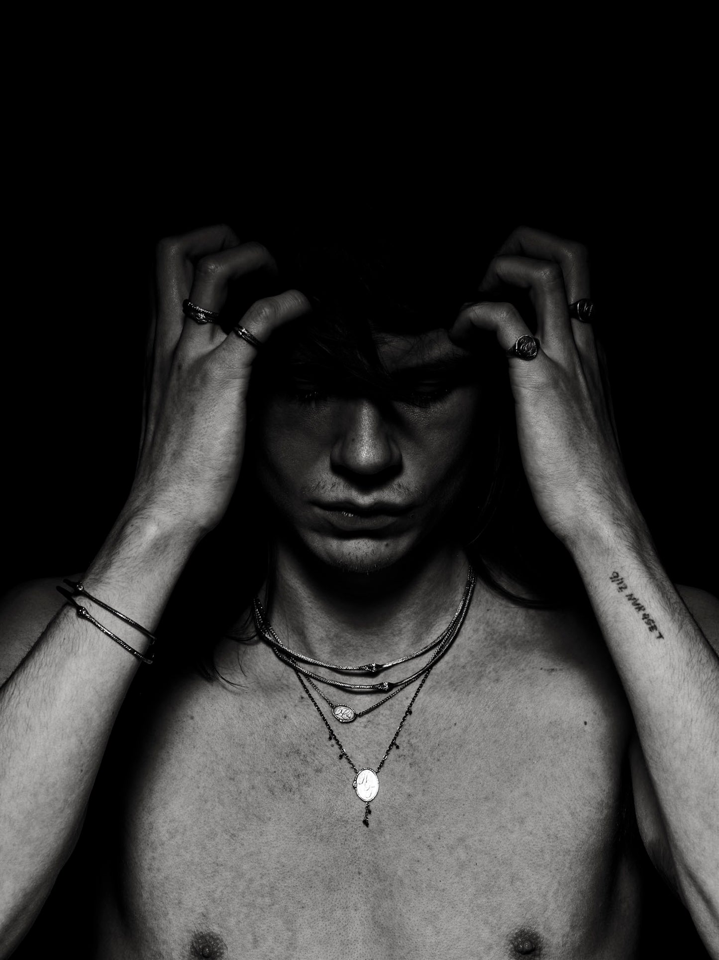 Ouroboros necklace - silver snake