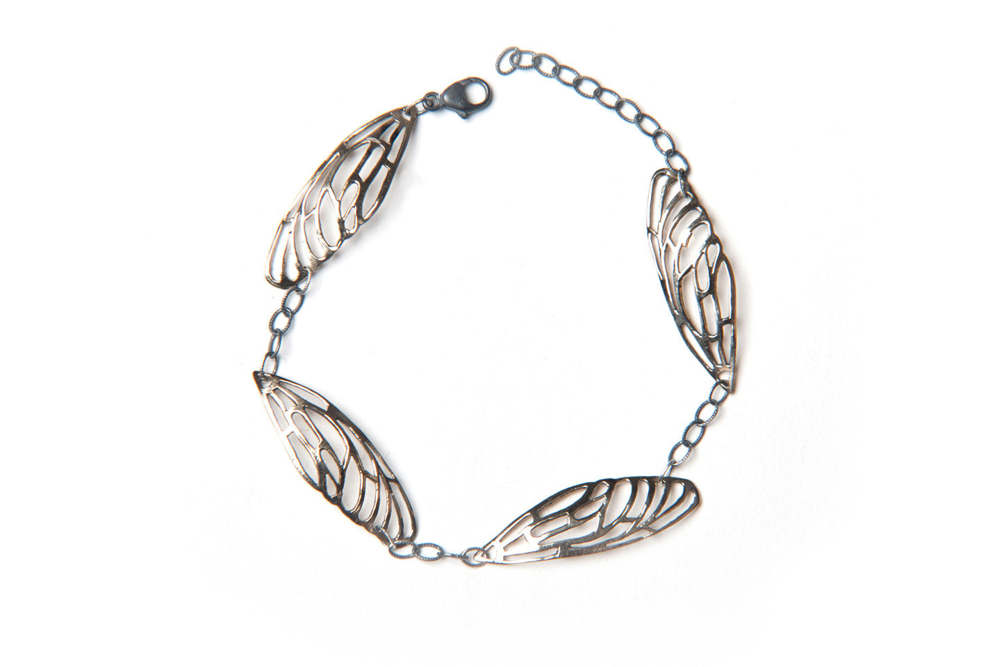 Scarab Bracelet - bronze wings