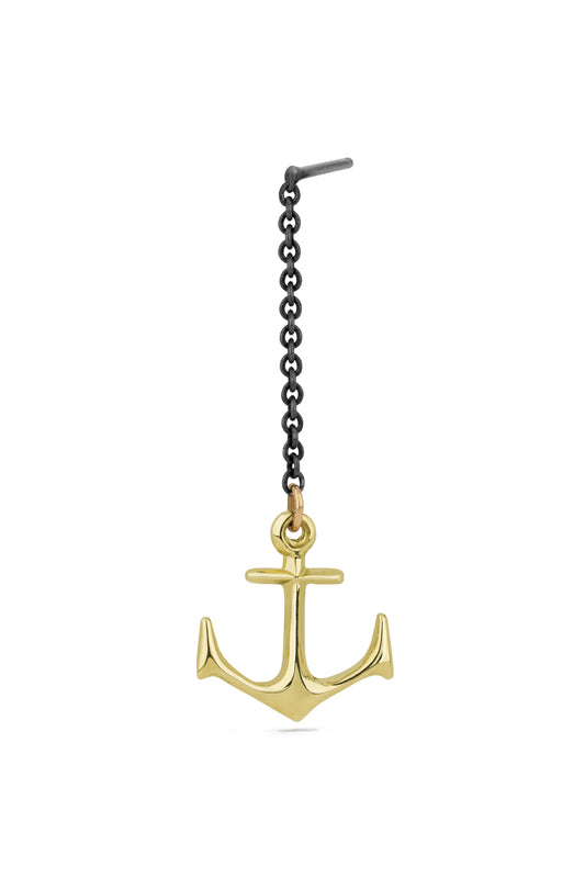 Anchor Earring - Gold
