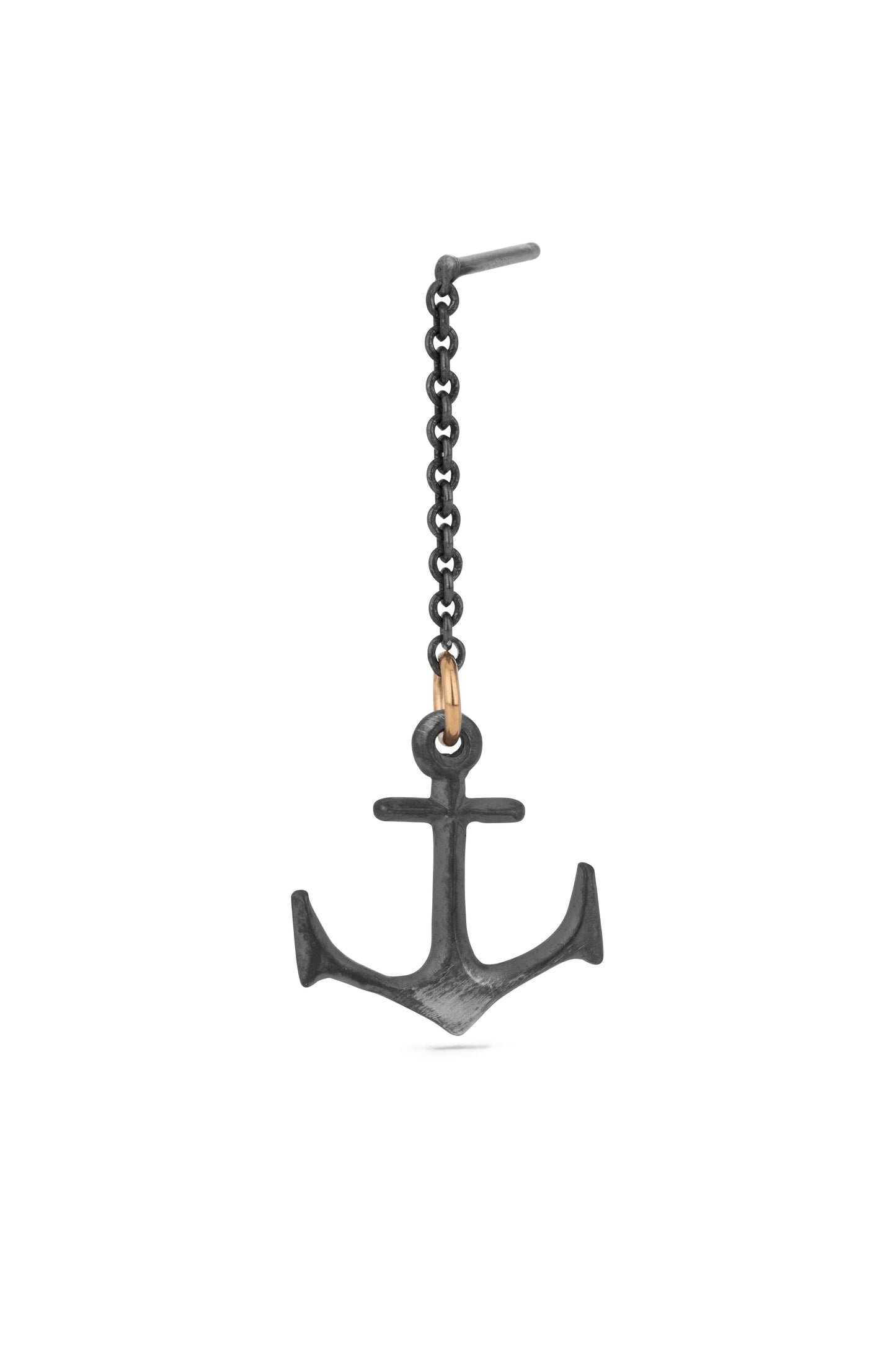Anchor Earring - Silver