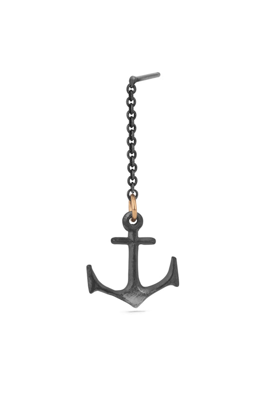 Anchor Earring - Silver