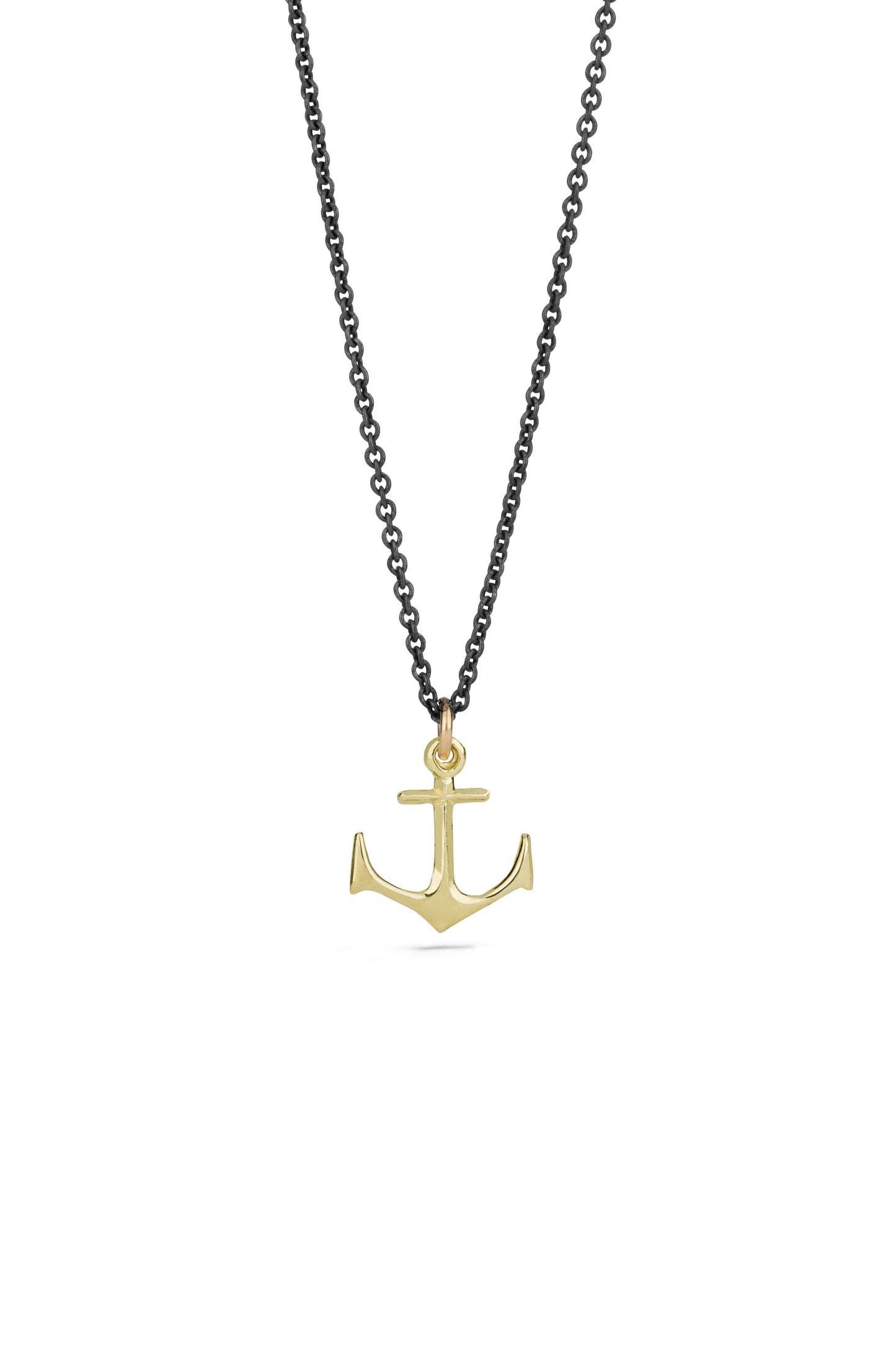 Anchor Necklace - Small gold anchor