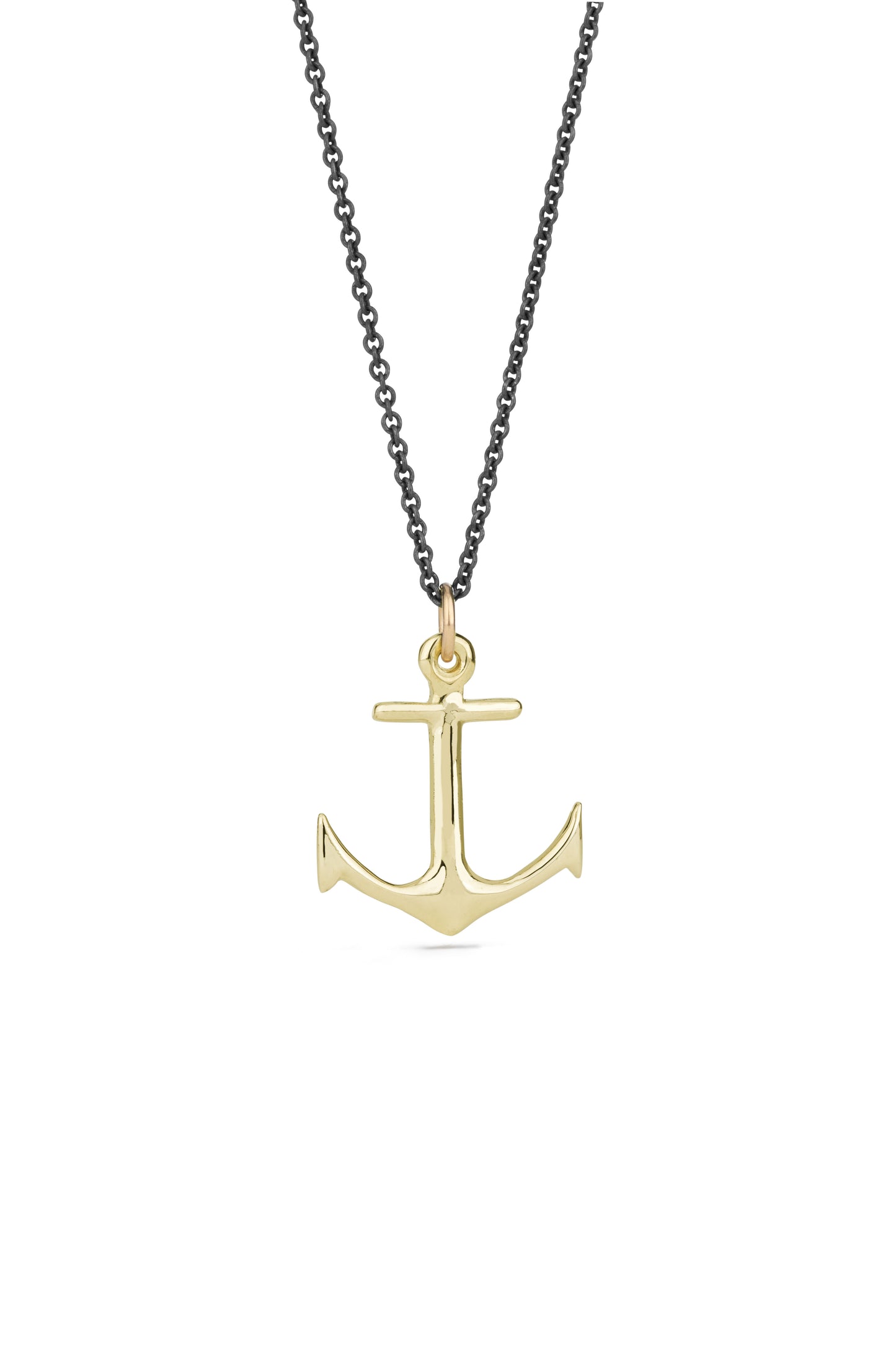 Anchor Necklace - Big gold anchor