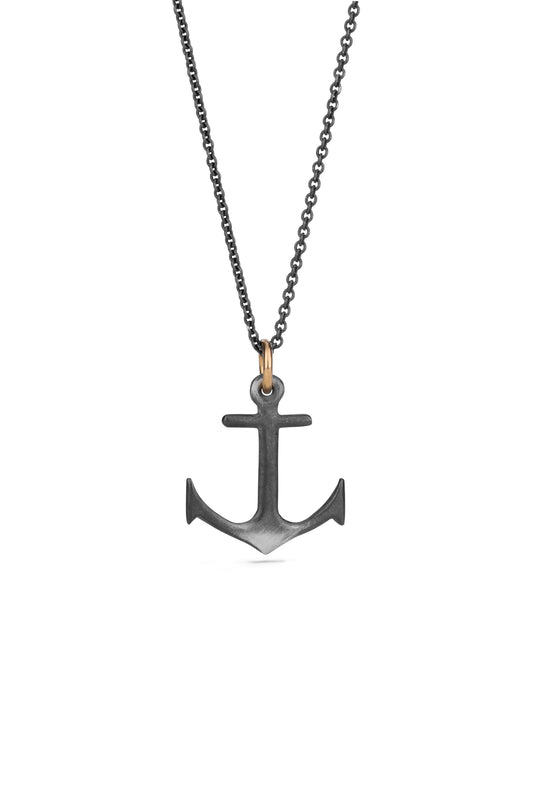 Anchor Necklace - Big silver anchor