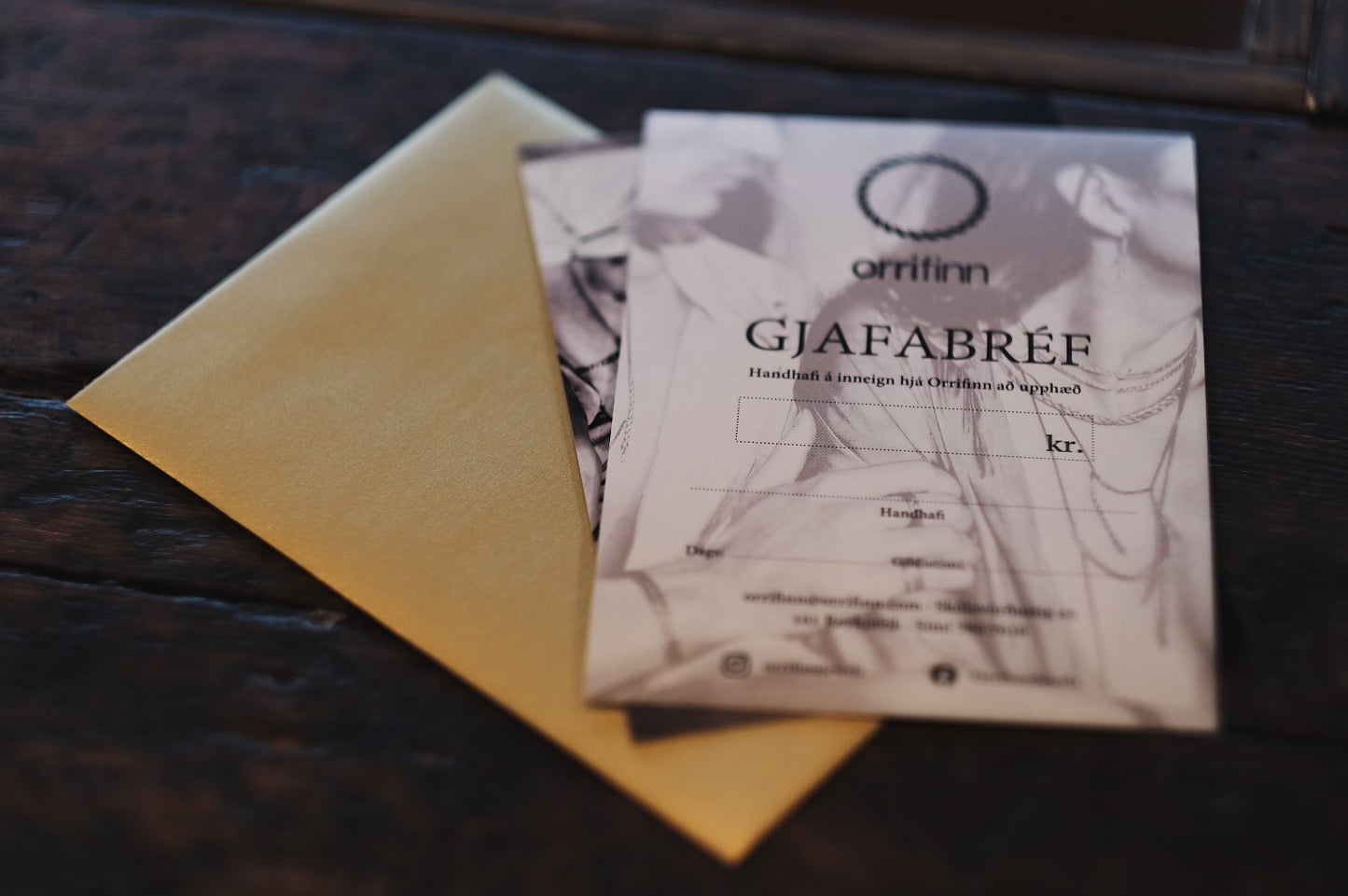 Gjafabréf // Gift Card