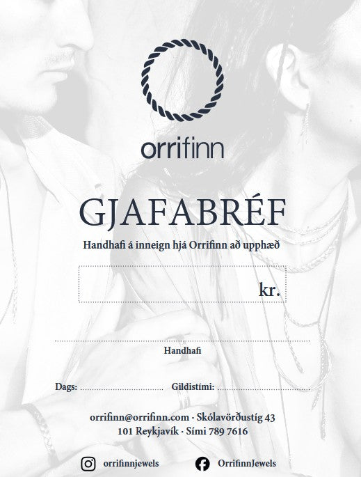 Gjafabréf // Gift Card