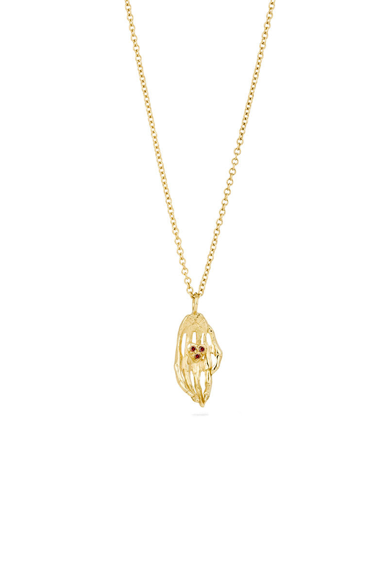 Milagros - 18ct gold necklace with 18ct gold hand