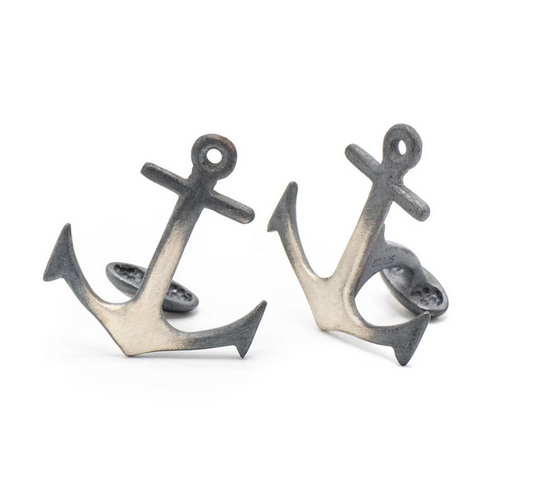 Anchor silver Cufflinks