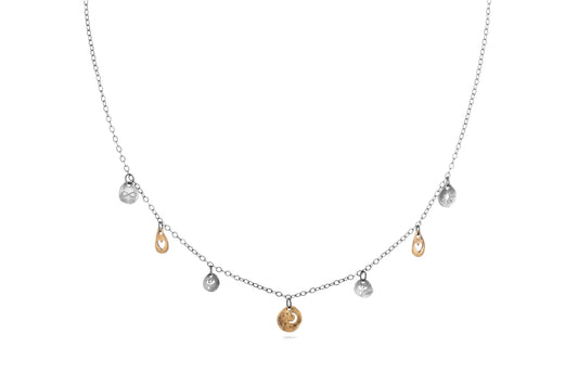 TÁKN / SYMBOLS - Necklace. Short with seven symbols
