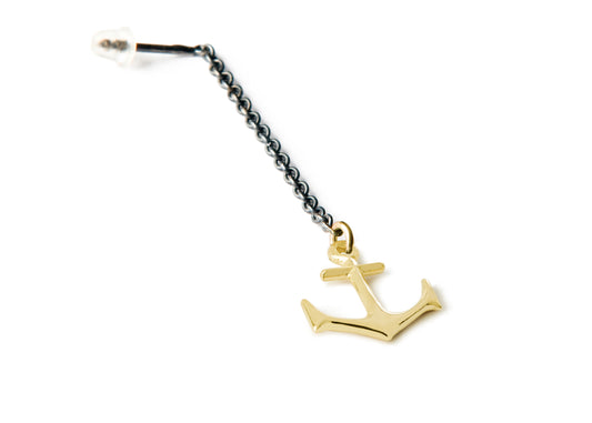 Anchor Earring - Gold