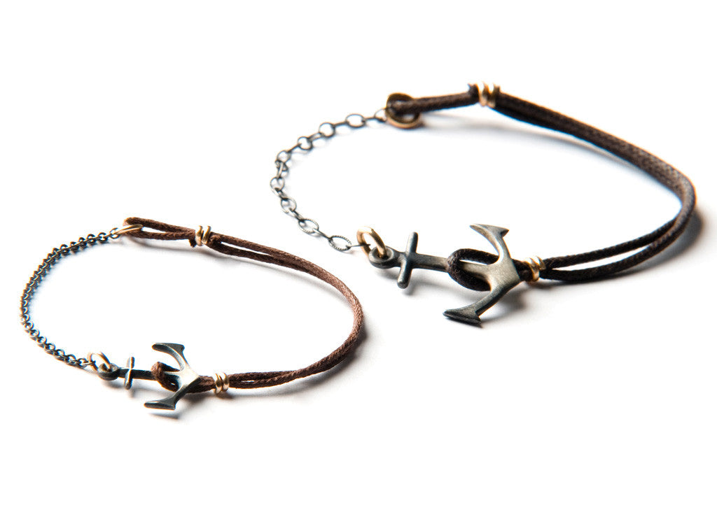 Anchor Bracelet - Small silver anchor