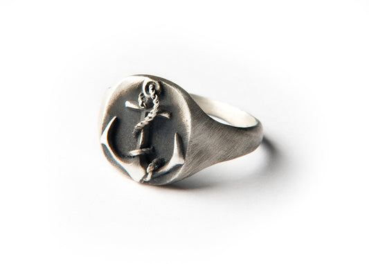 Anchor Ring - Silver