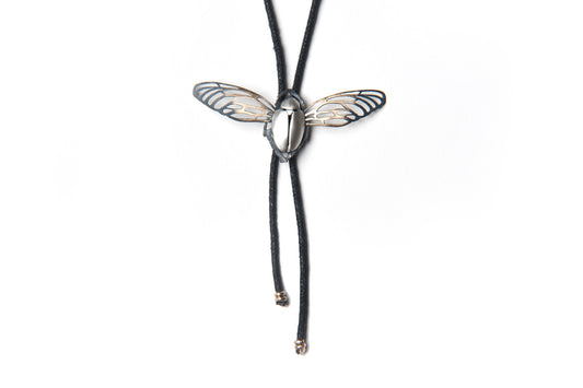 Scarab Bolero -Silver beetle and bronze wings